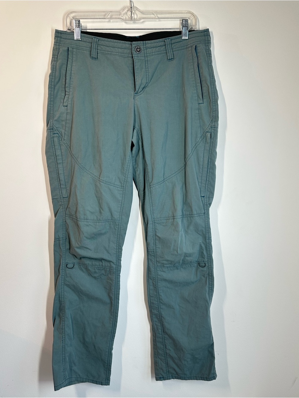 KÜHL Splash Roll Up Hiking Pants Blue-Green Outdoor Trail Women’s 10 Reg